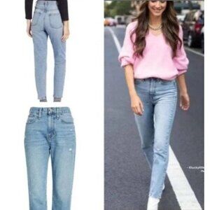 Something Navy Light Blue Ankle Jeans